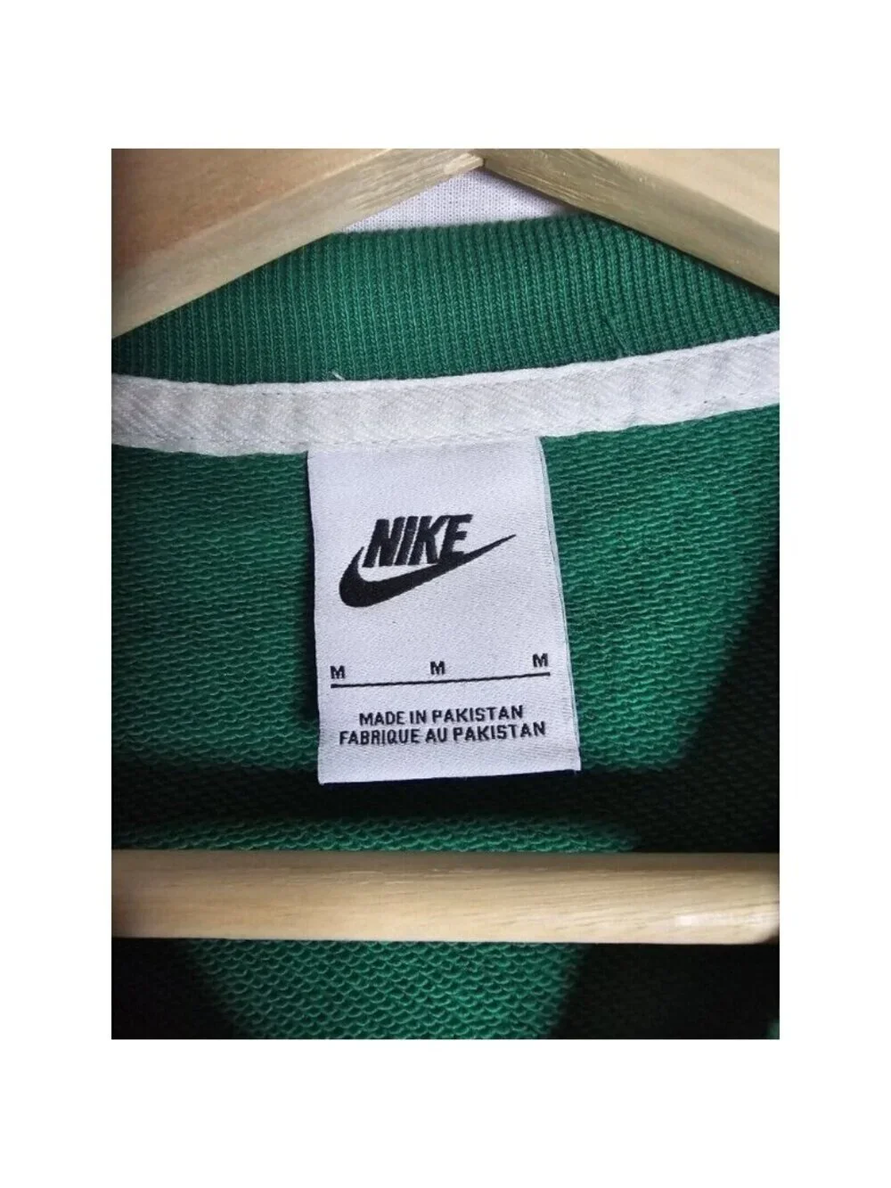 Mens Medium Nike Sportswear Retro French Terry Crew Sweatshirt Green DO8891-365